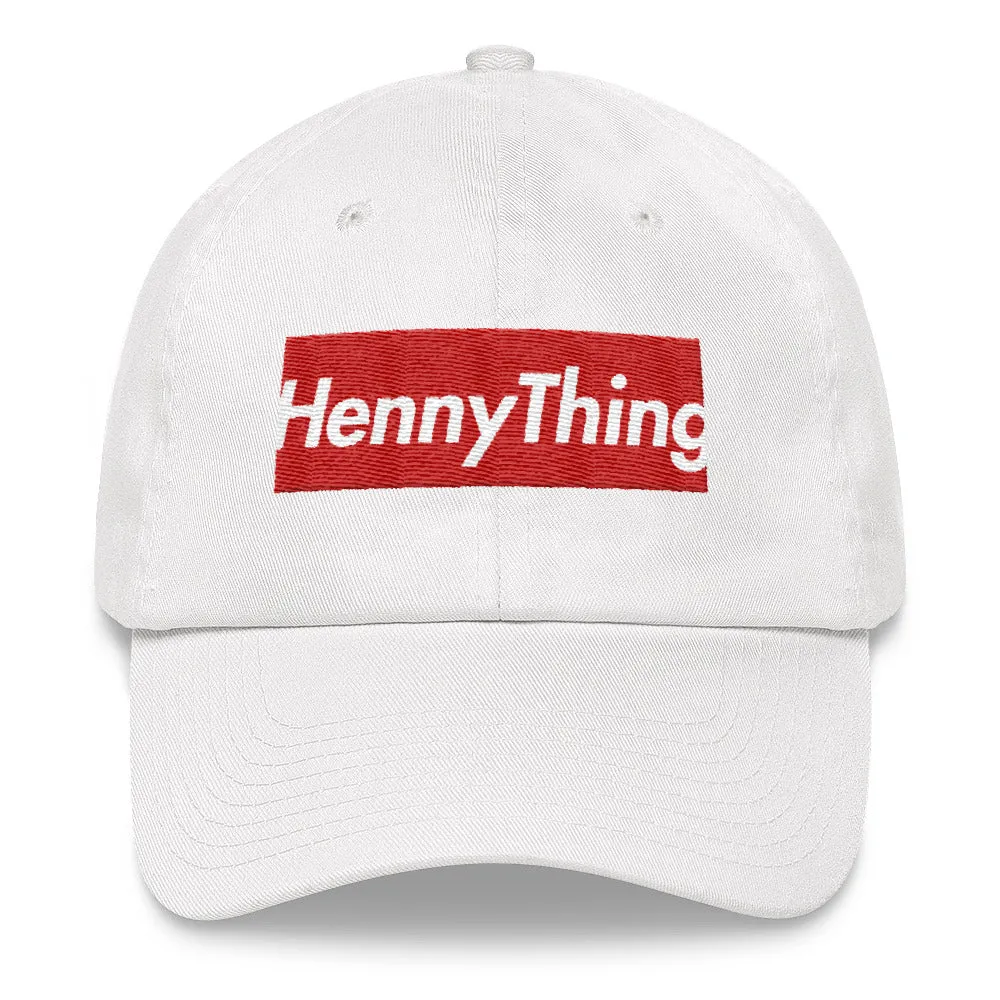 "HennyThing Box Logo" Dad hat