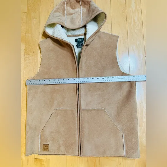 Ralph Lauren™ Faux shearling 🐑hooded vest