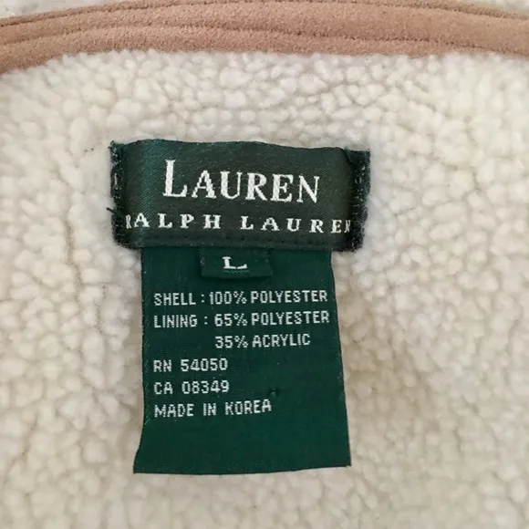 Ralph Lauren™ Faux shearling 🐑hooded vest