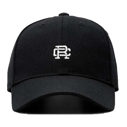 Reigning Champ Monogram 6-Panel Cap Black