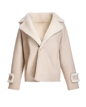REVERSIBLE SHEARLING LAMB JACKET