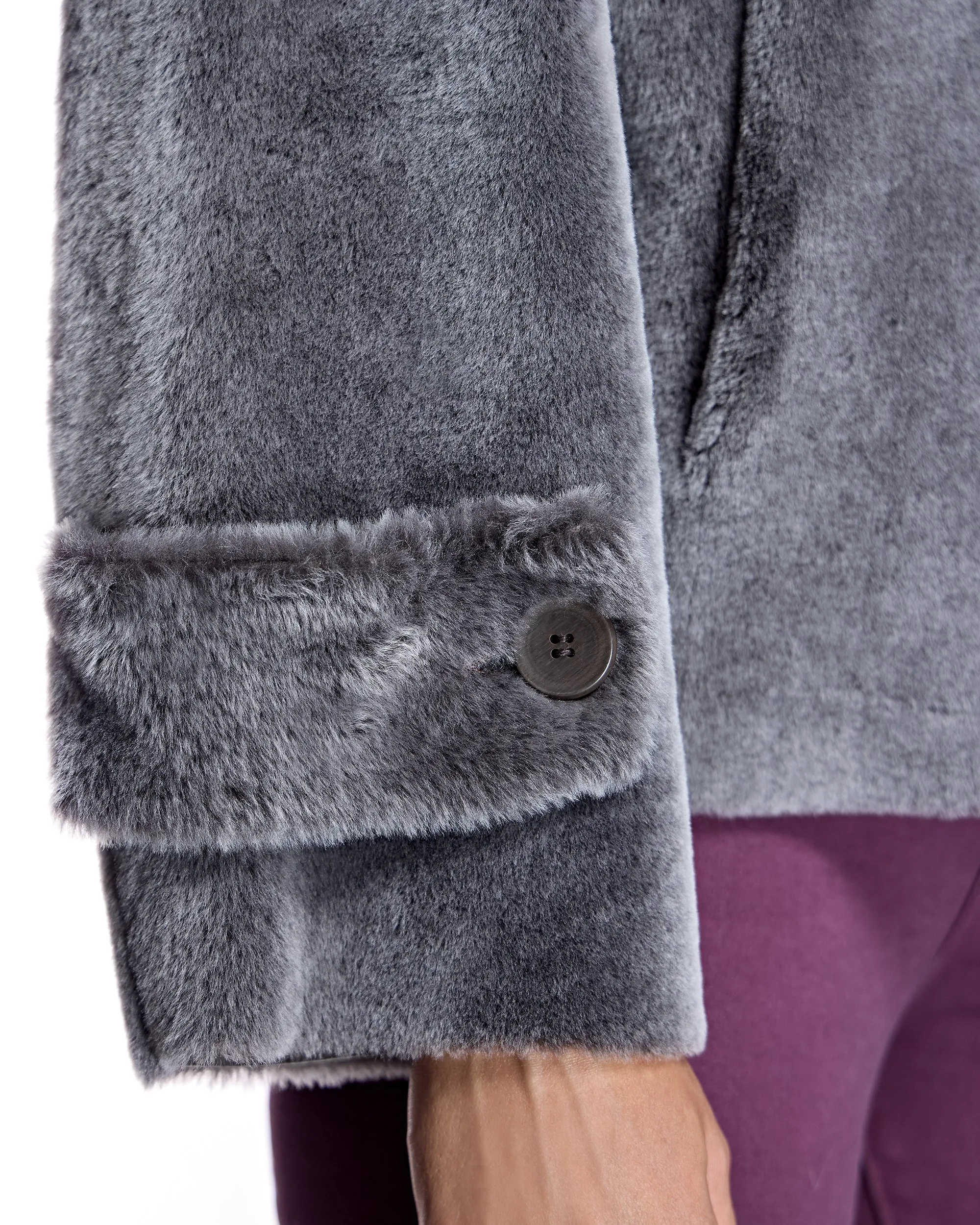 REVERSIBLE SHEARLING LAMB JACKET
