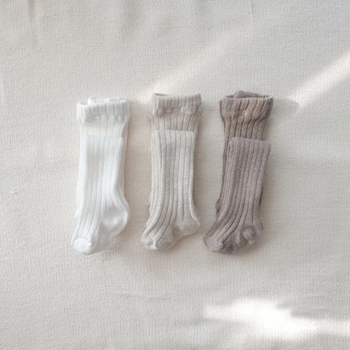 Ribbed Colour Tights (12 Colours)