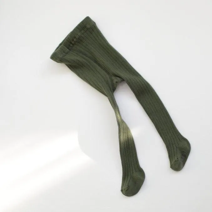 Ribbed Colour Tights (12 Colours)