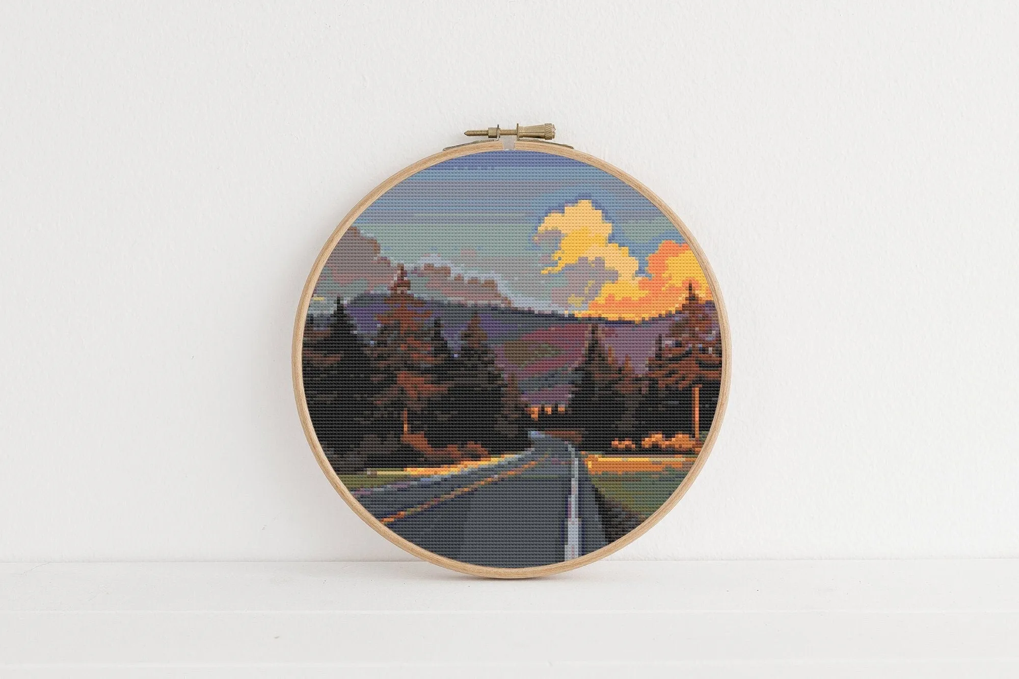 Roadtrip Cross Stitch Pattern #877