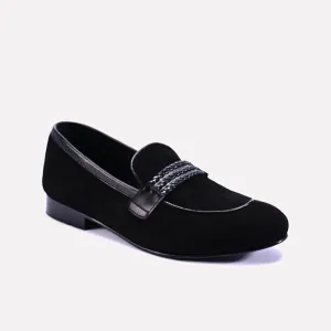 Rogue Black Formal Velvet Loafers 0111289