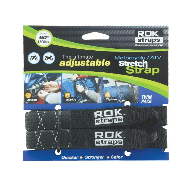 ROK STRAP 1"X60" BLK REFLEC