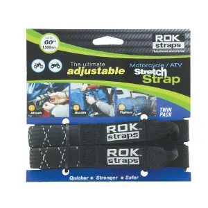ROK STRAP 1"X60" BLK REFLEC