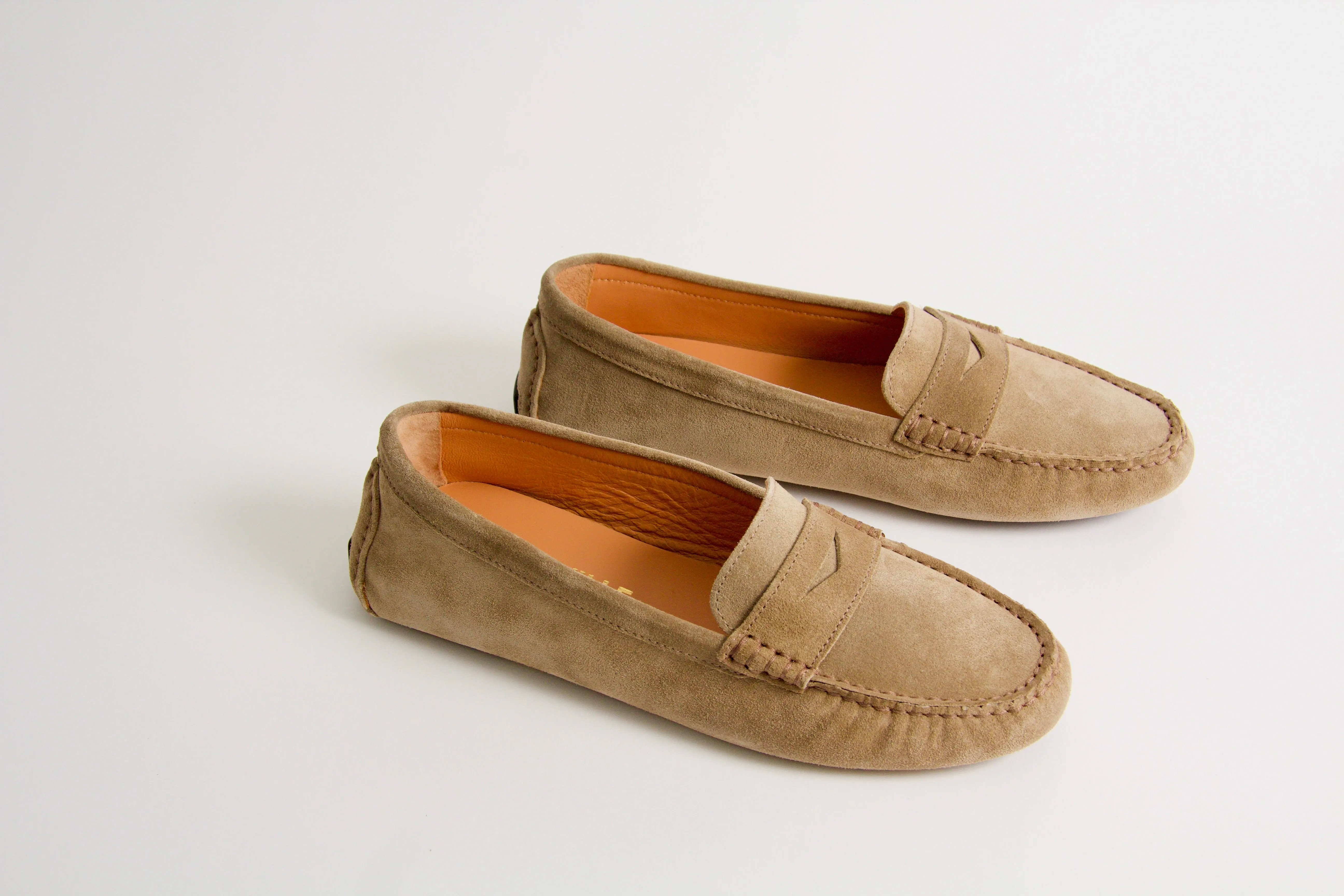 Rosemary Taupe Suede Moccasin