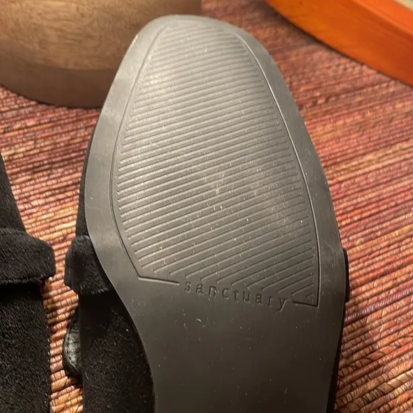 Sanctuary Black Big Time Mule Size 8