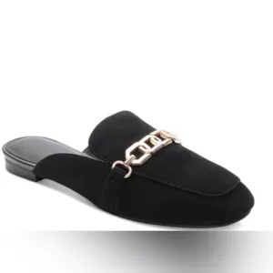Sanctuary Black Big Time Mule Size 8