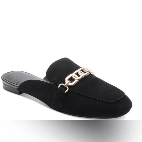 Sanctuary Black Big Time Mule Size 8