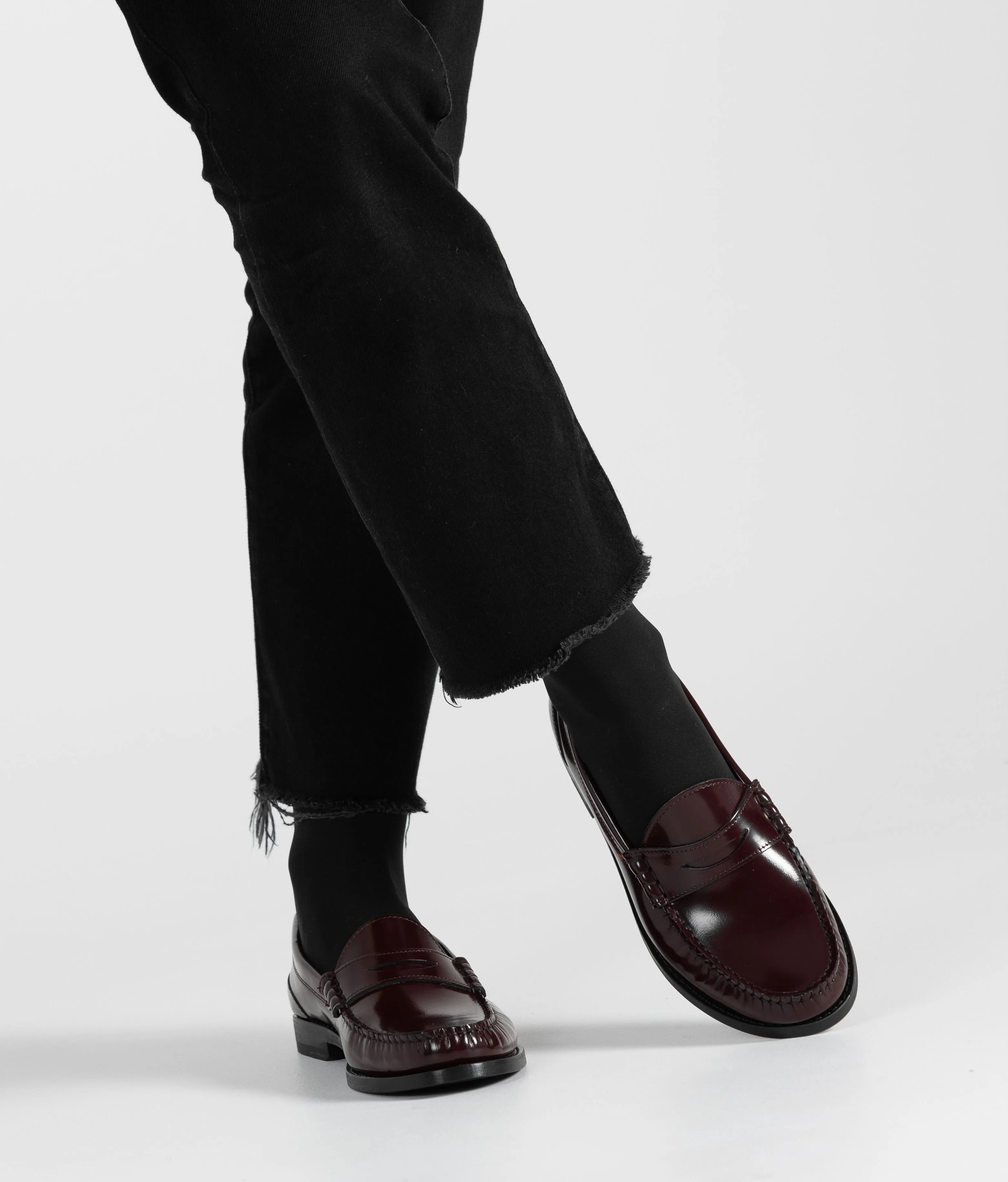 Sarah - pele polida bordeaux