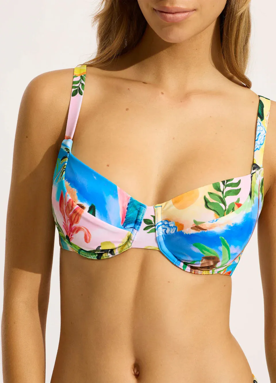 SEAFOLLY- WOMEN'S SOUTH PACIFIC SWIM TOP