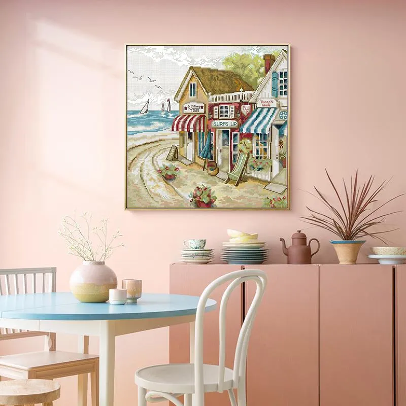 Seaside Shop Joy Sunday Cross Stitch Kit Scenery Patterns