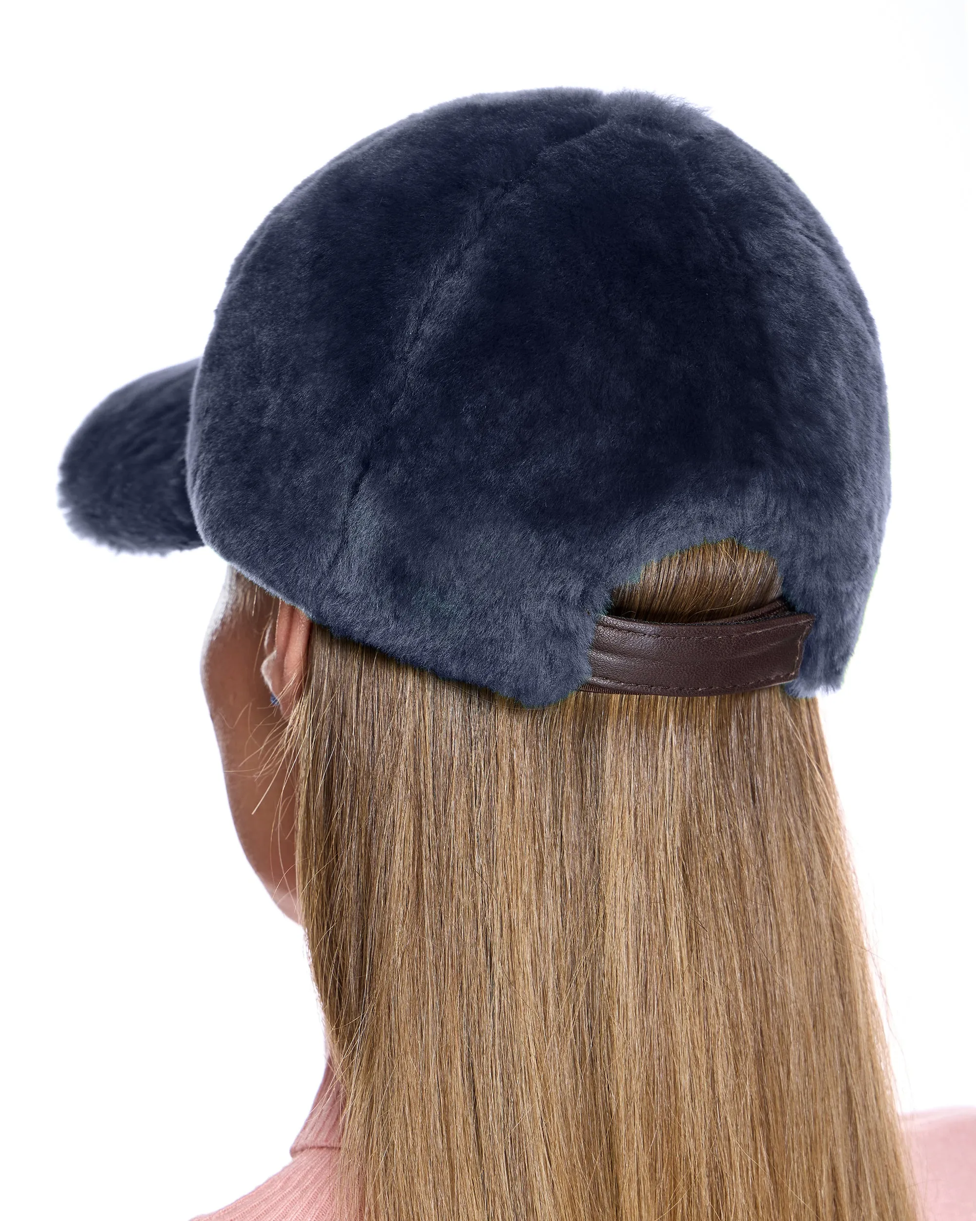 Shearling Baseball Hat
