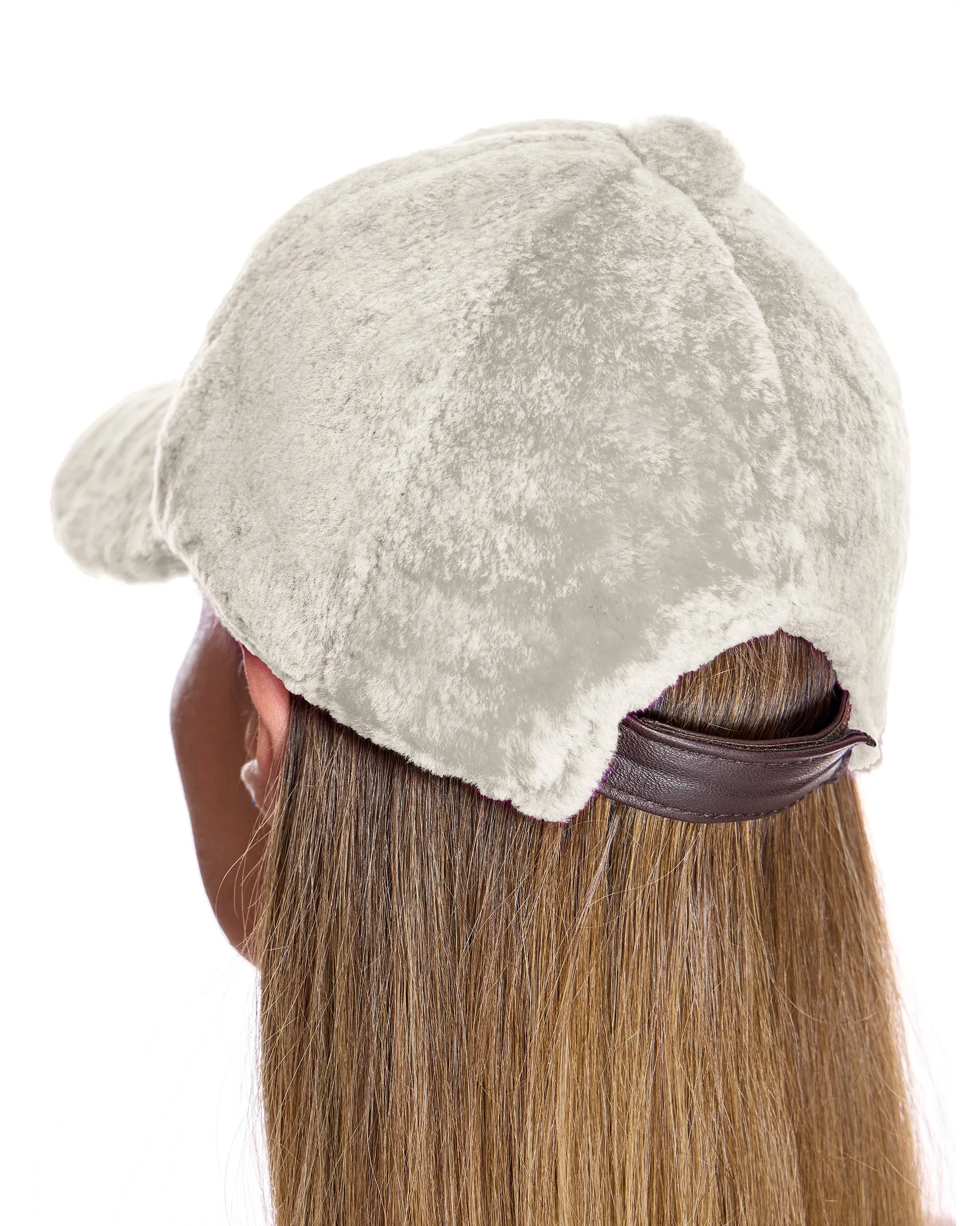 Shearling Baseball Hat