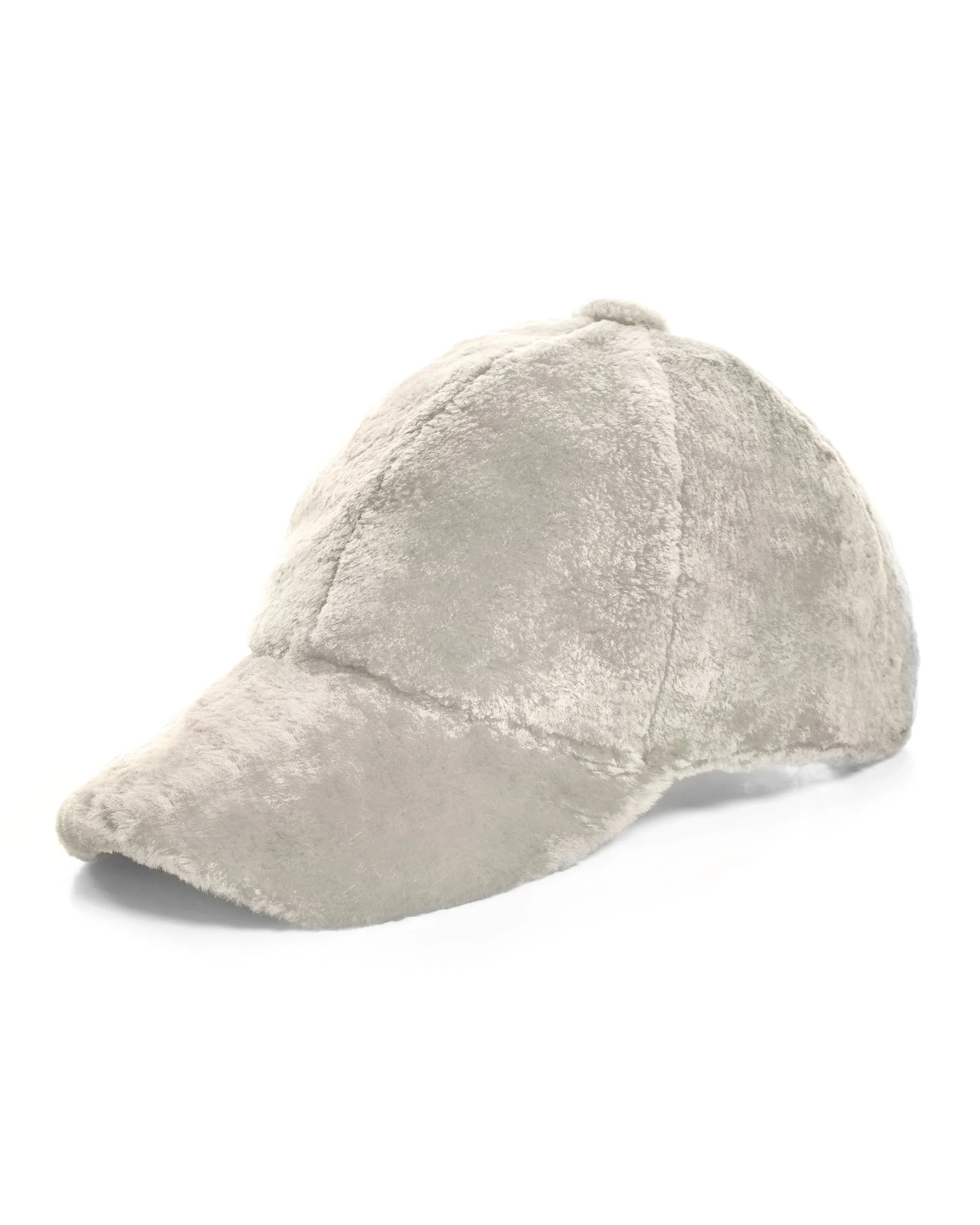 Shearling Baseball Hat