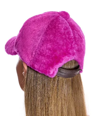 Shearling Baseball Hat