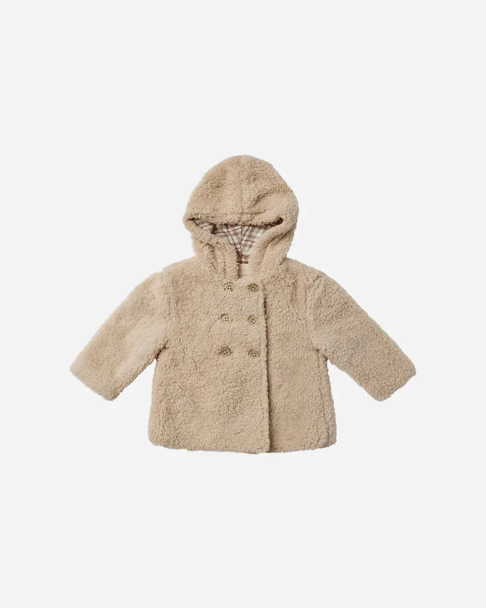 Shearling Coat - Putty