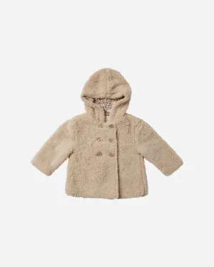 Shearling Coat - Putty