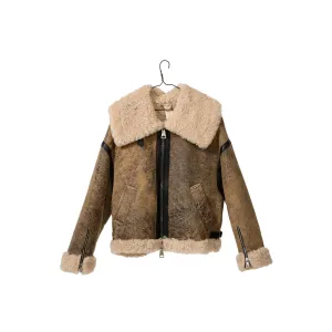 Shearling Jacket - Brown