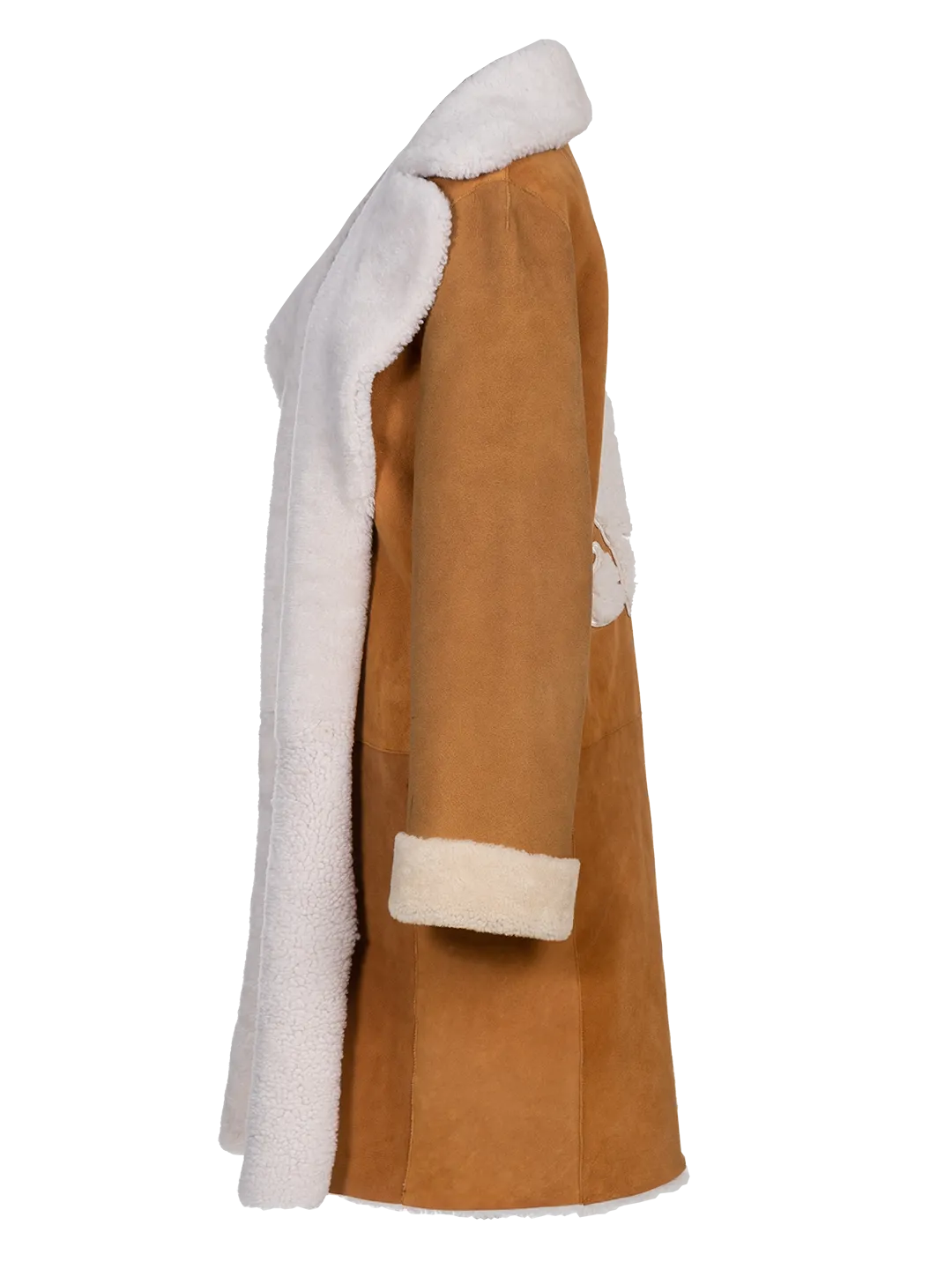 Shearling Maxi Coat