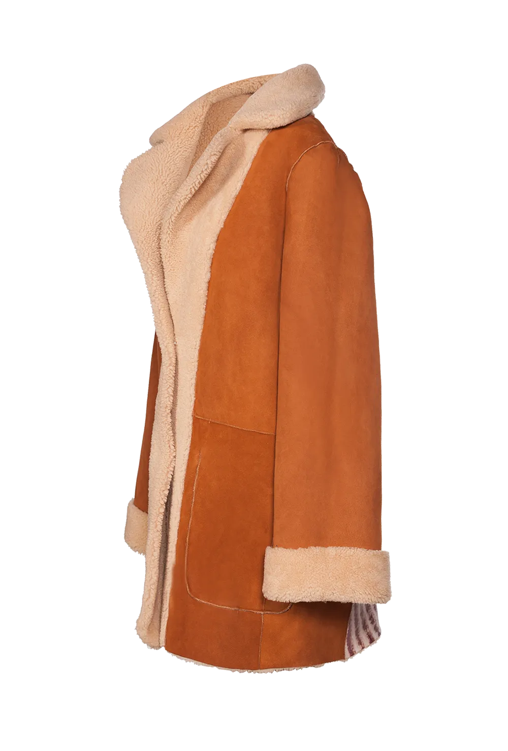 Shearling Printed Beach Trash Jacket
