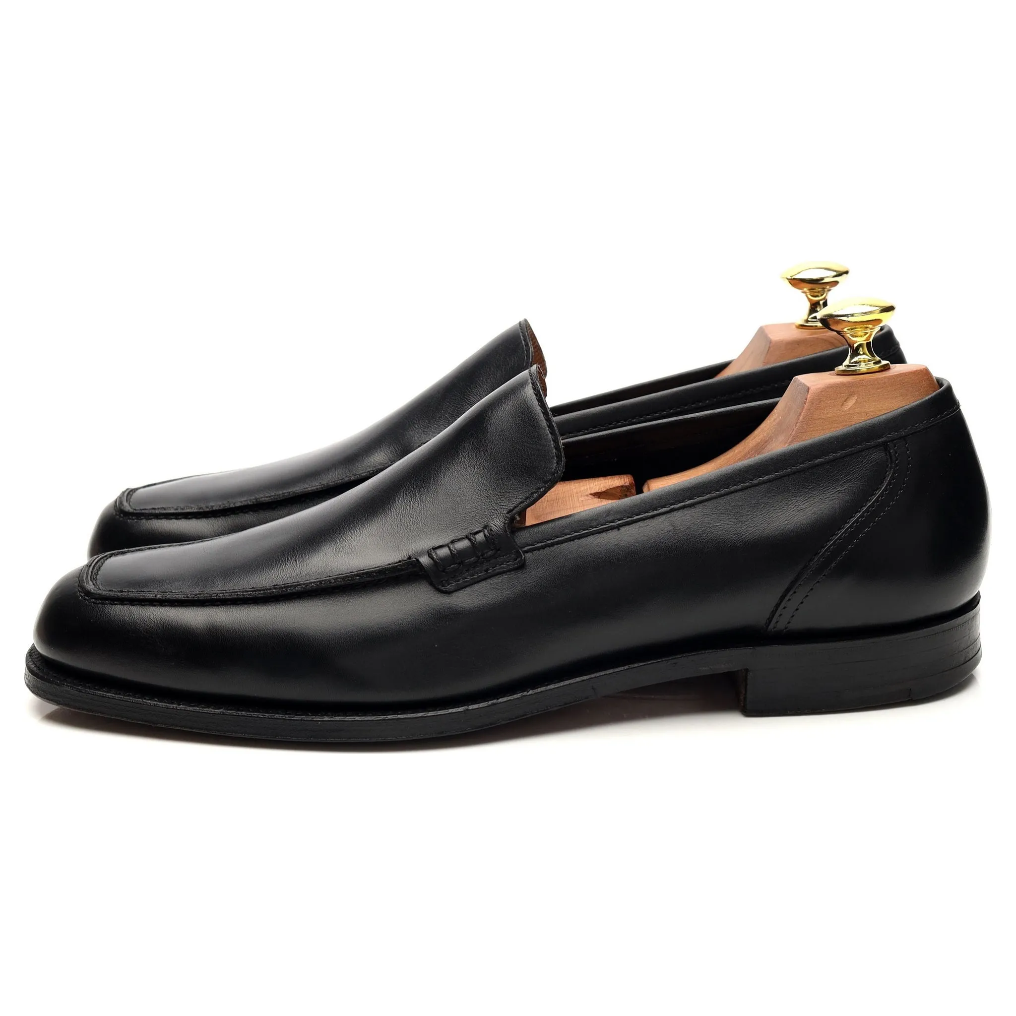 Shipton & Heneage 'Arundel' Black Leather Loafers UK 8 E