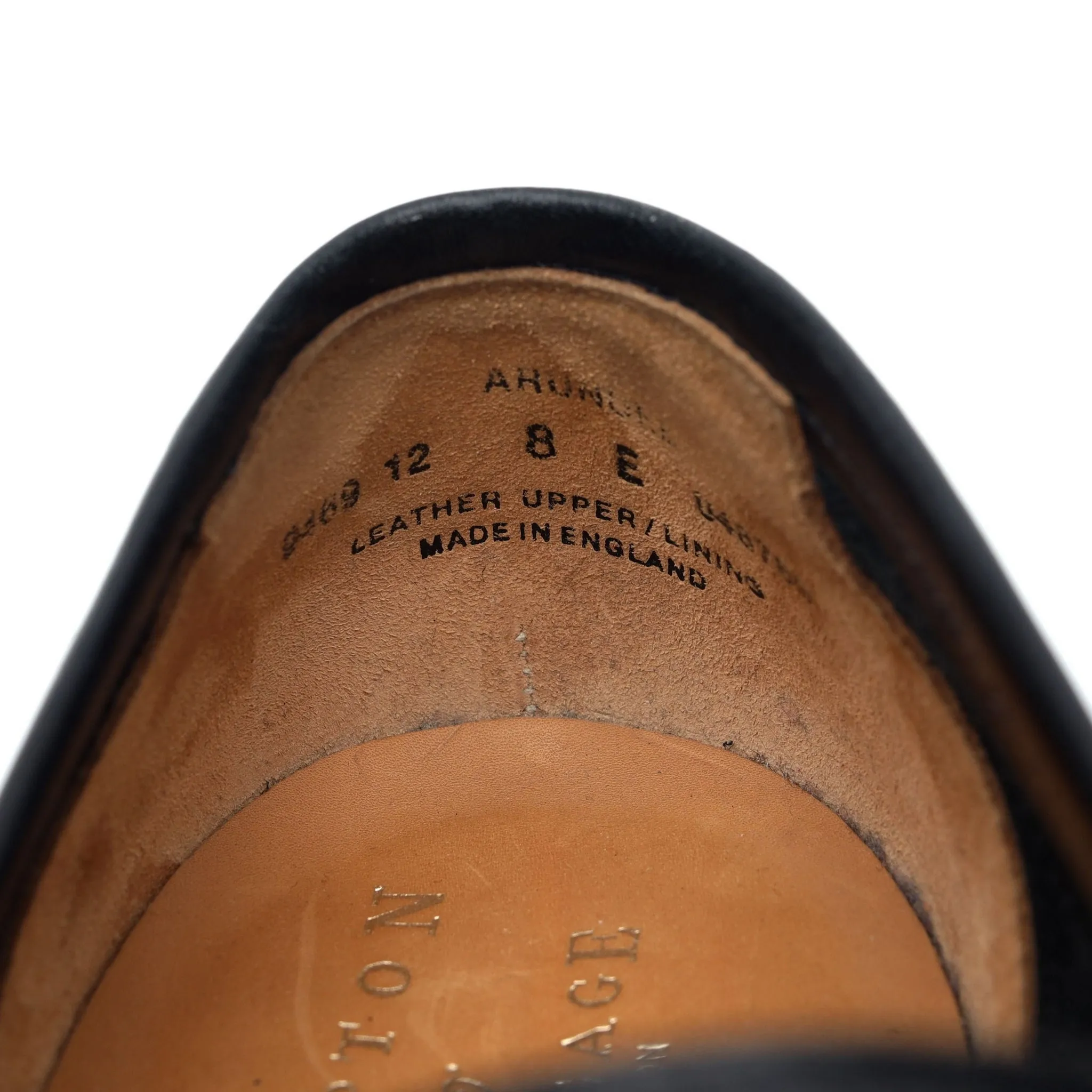 Shipton & Heneage 'Arundel' Black Leather Loafers UK 8 E