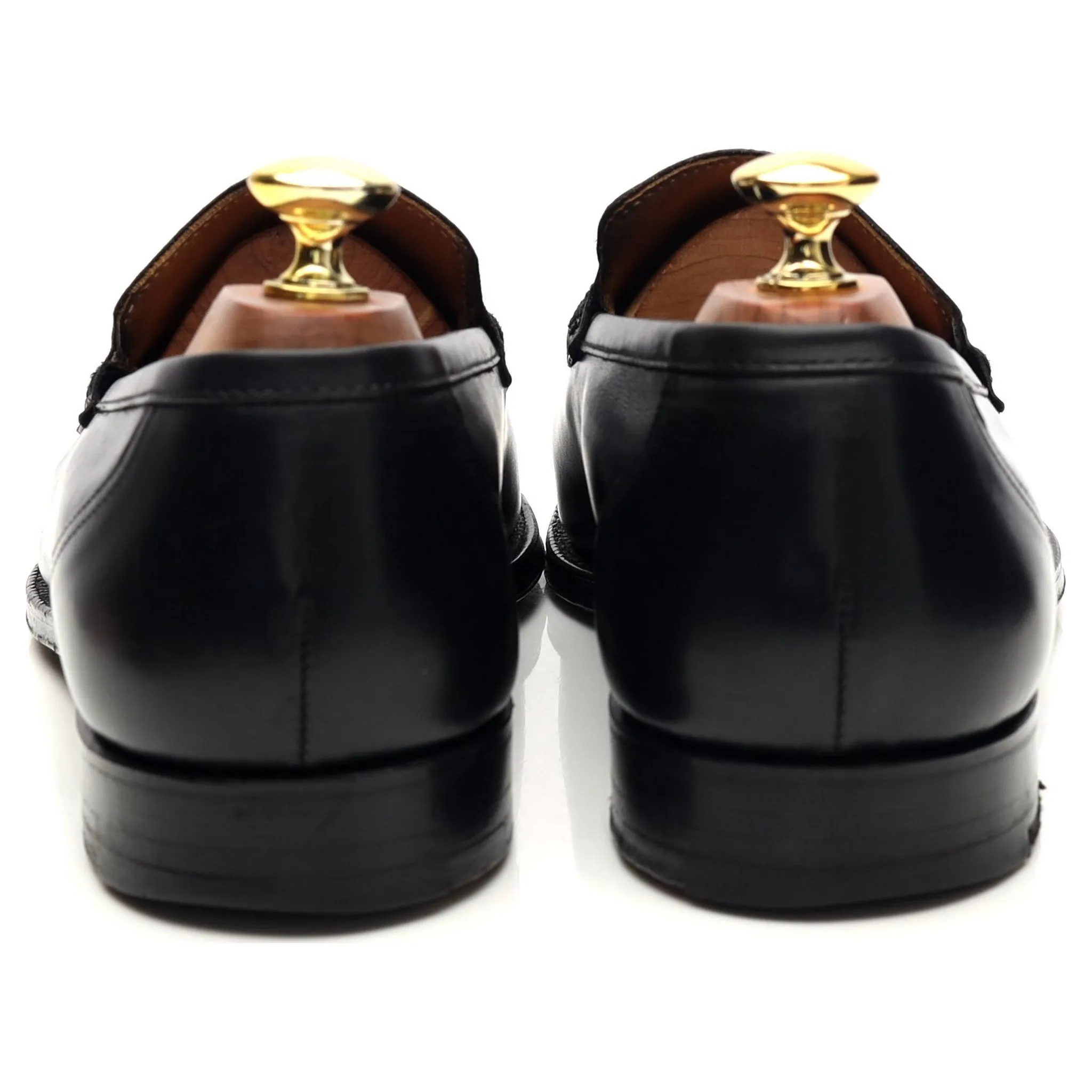 Shipton & Heneage 'Arundel' Black Leather Loafers UK 8 E
