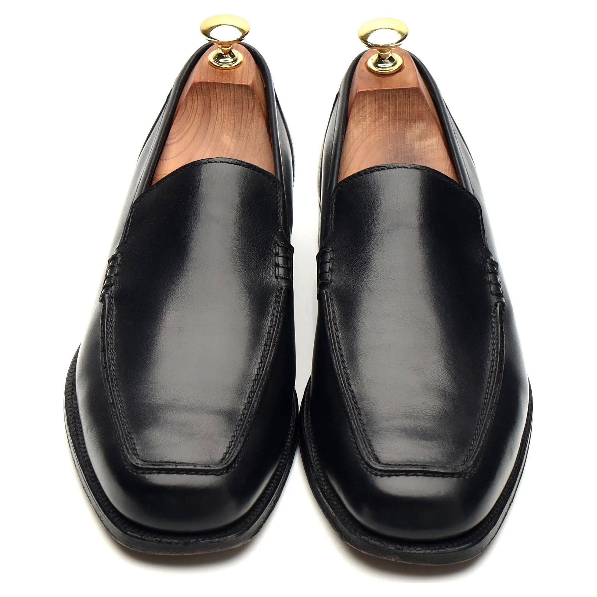 Shipton & Heneage 'Arundel' Black Leather Loafers UK 8 E