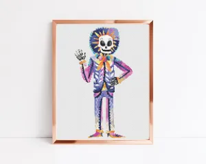 Sir Muertos Cross Stitch Pattern #450