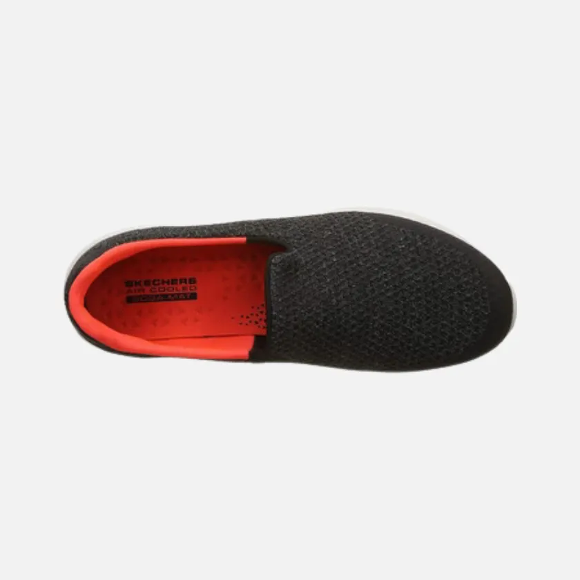 Skechers Women's Go Walk 4 Black and Coral Nordic