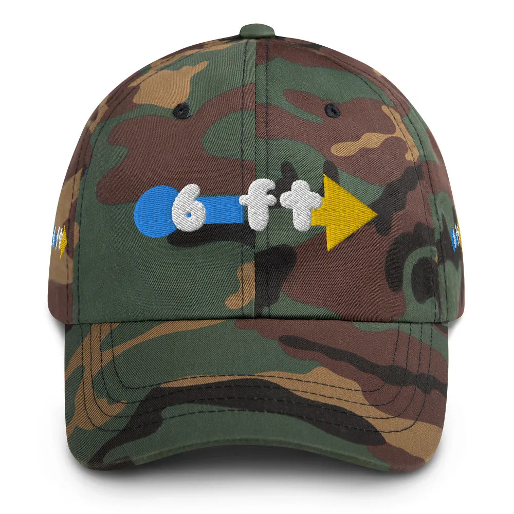 Social Distancing 6ft Radius Dad Cap