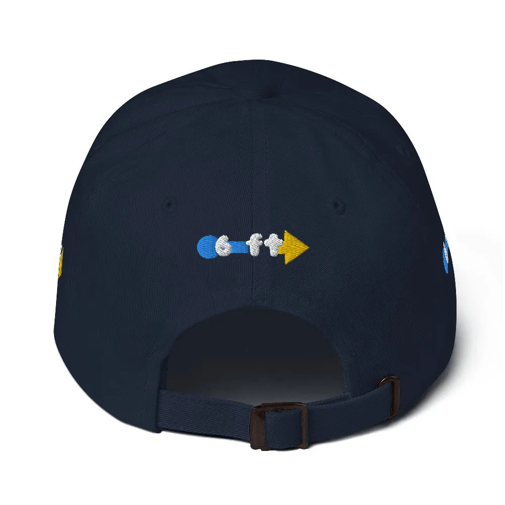 Social Distancing 6ft Radius Dad Cap