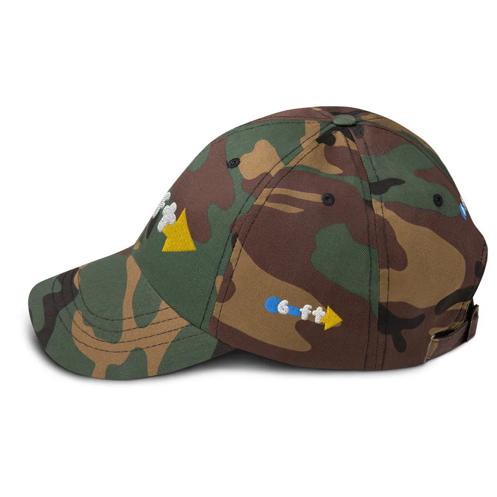 Social Distancing 6ft Radius Dad Cap