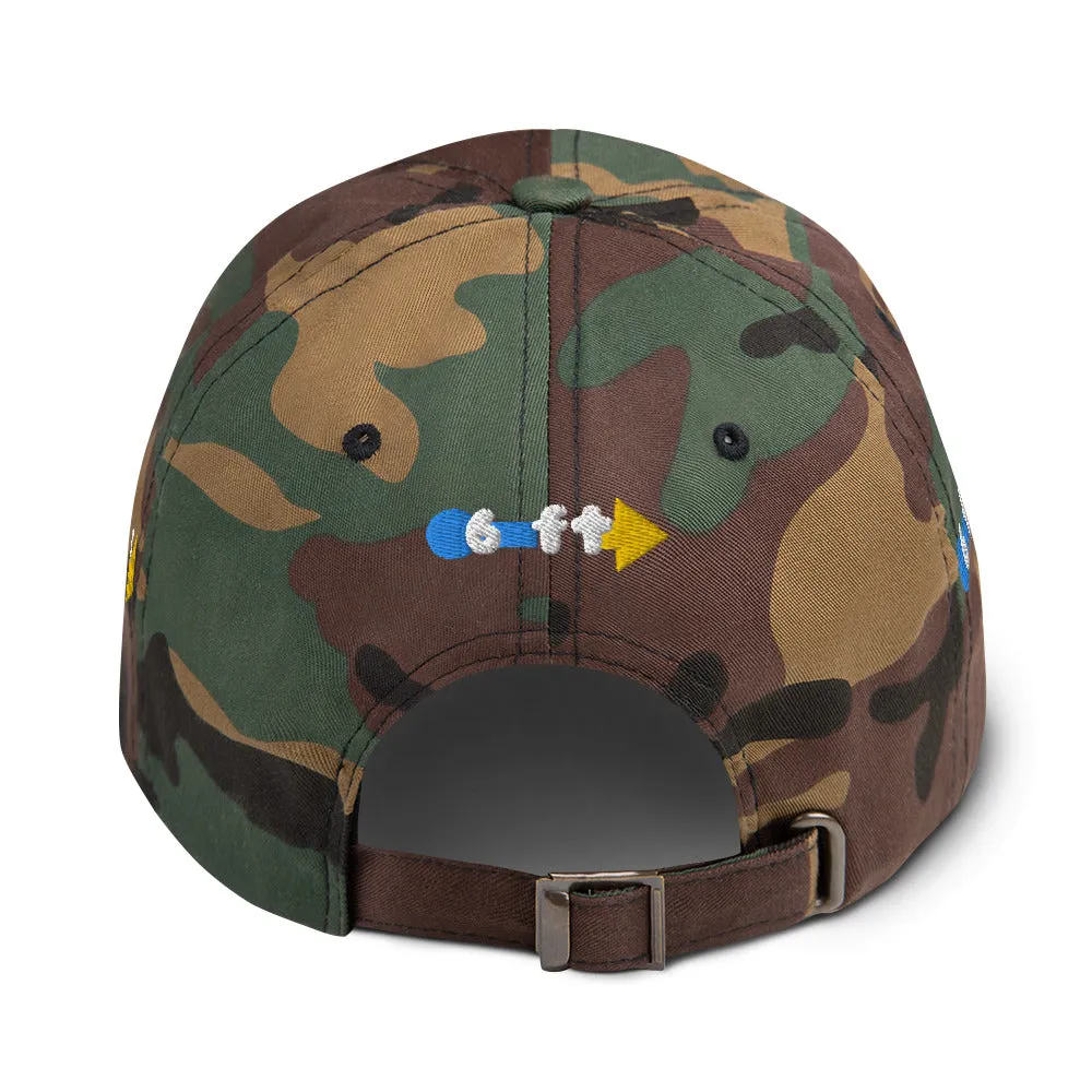 Social Distancing 6ft Radius Dad Cap