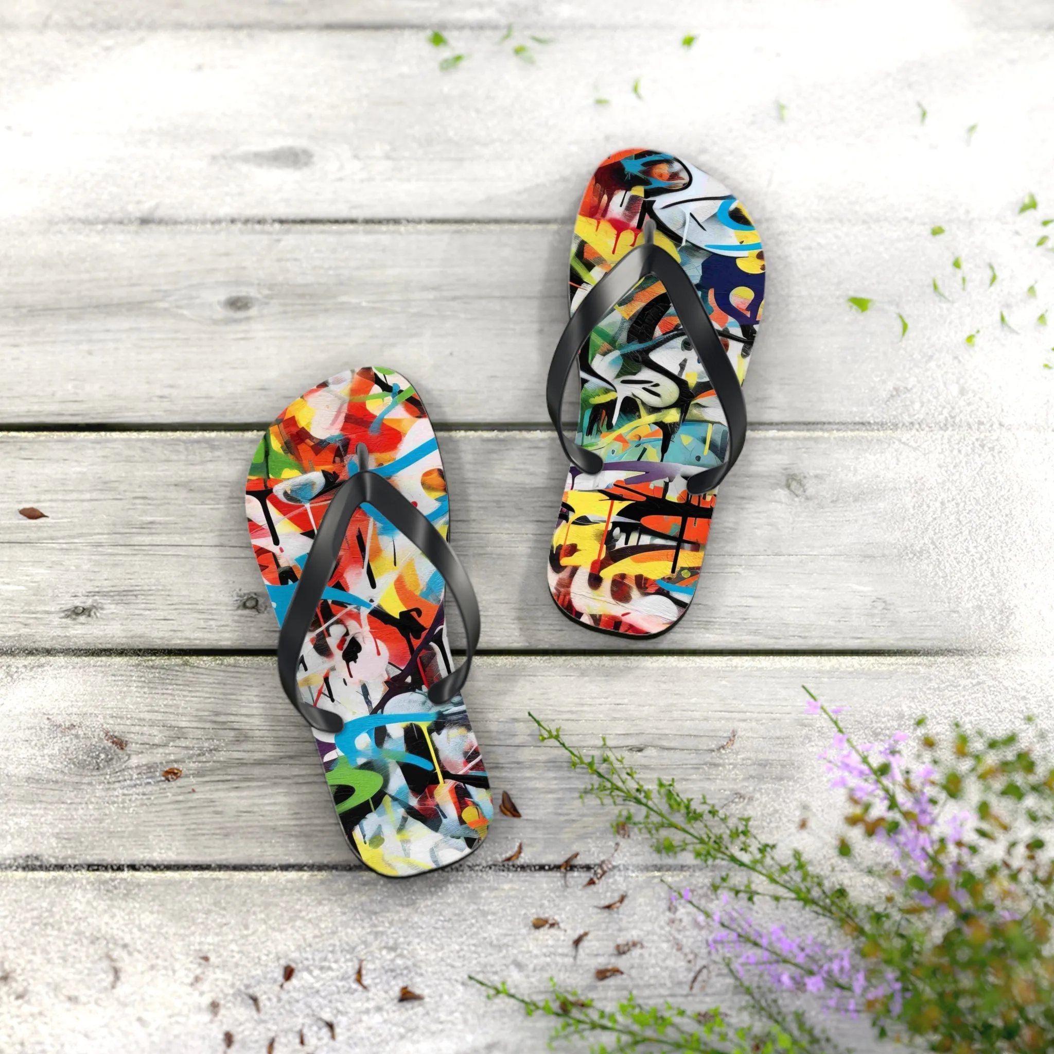 SoleVibe Flip Flops - Trendy Summer Footwear for Beach and Casual Outings