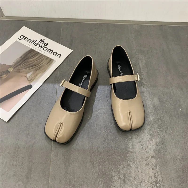 Split Toe Mary Jane Shoes