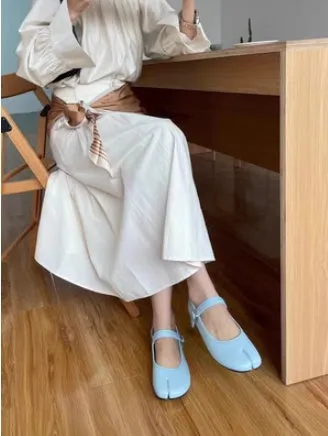 Split Toe Mary Jane Shoes
