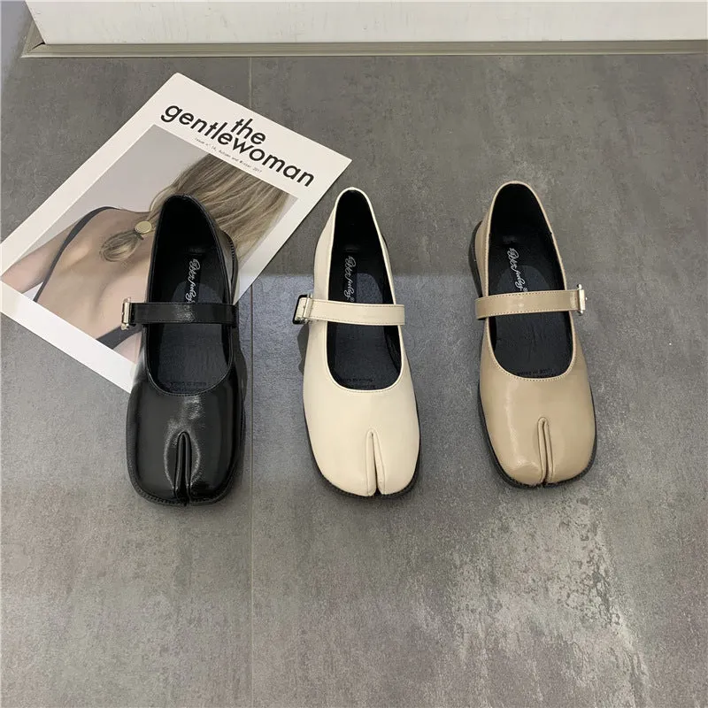 Split Toe Mary Jane Shoes