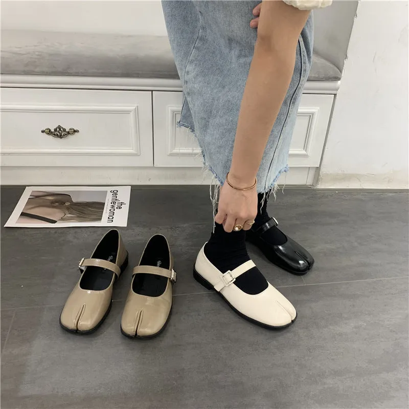 Split Toe Mary Jane Shoes