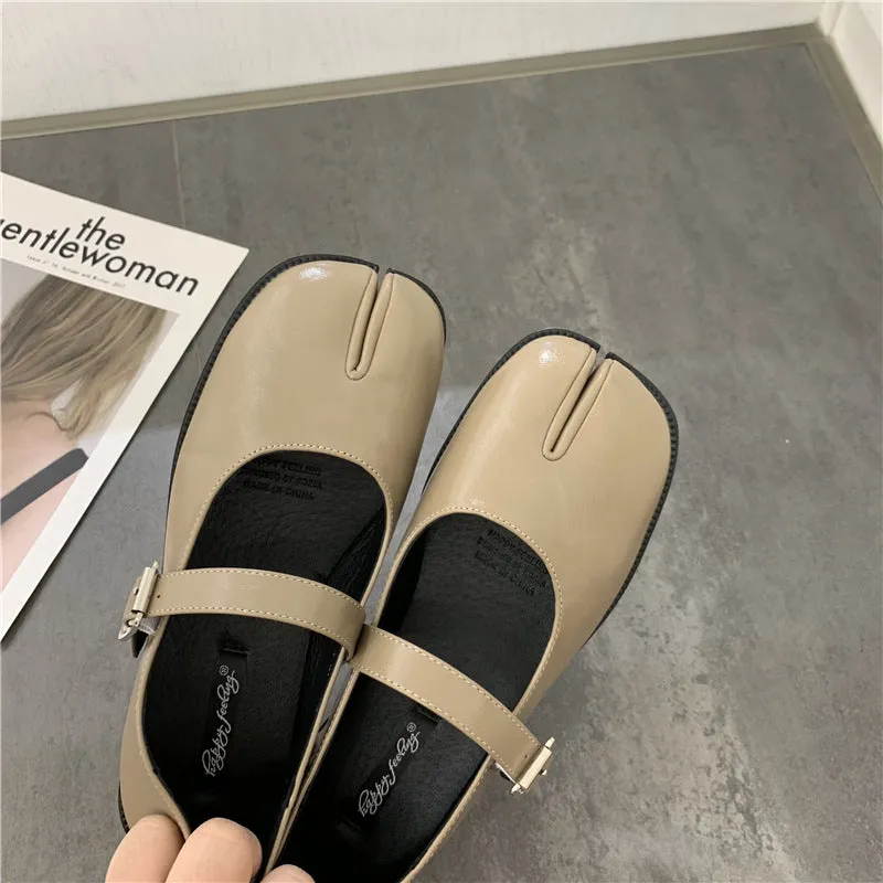 Split Toe Mary Jane Shoes