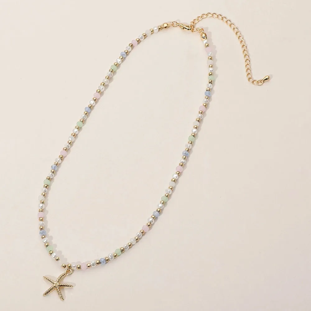 Starfish Beaded Necklace