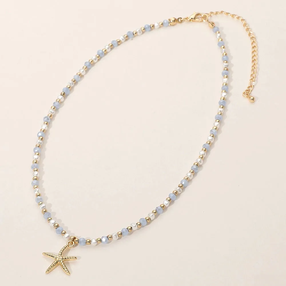 Starfish Beaded Necklace