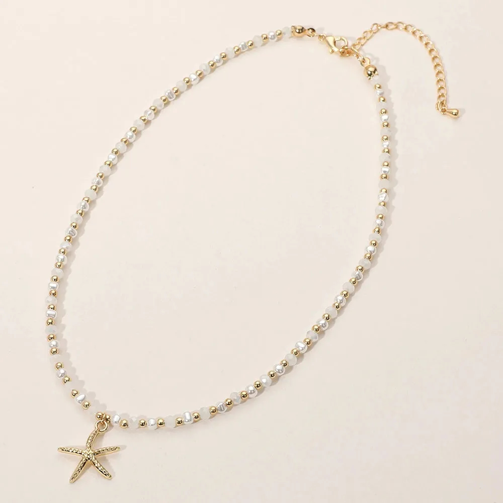 Starfish Beaded Necklace