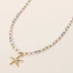 Starfish Beaded Necklace