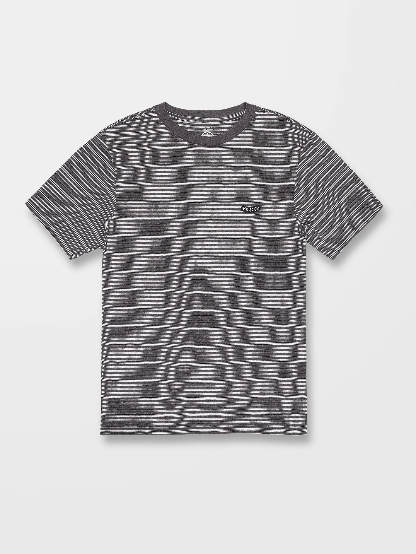 Static Stripe T-shirt - BLACK