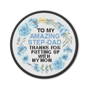 Step Dad Cross Stitch Pattern #168
